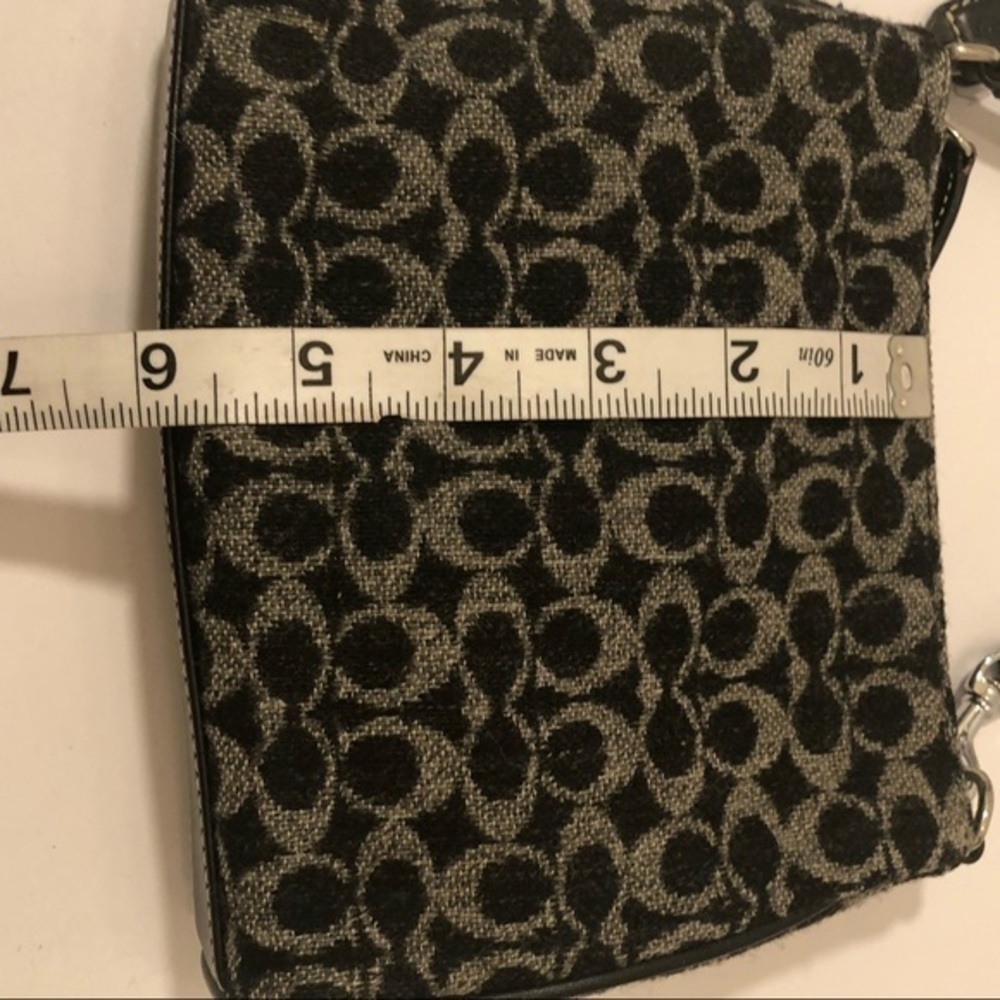 Coach vintage y2k wool ultra rare mini signature bag - Picture 7 of 12